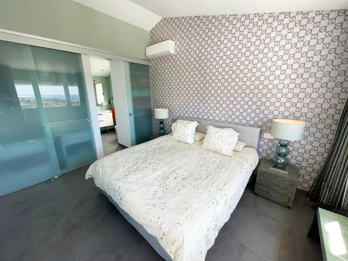 Luxury Villa Morelli With Seaview & Heated Pool Maspalomas  Esterno foto