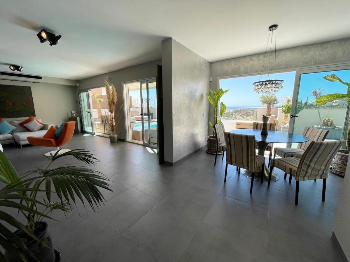 Luxury Villa Morelli With Seaview & Heated Pool Maspalomas  Esterno foto