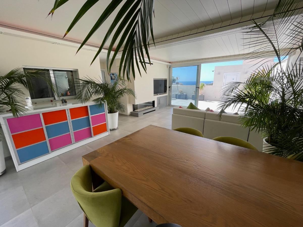 Luxury Villa Morelli With Seaview & Heated Pool Maspalomas  Esterno foto