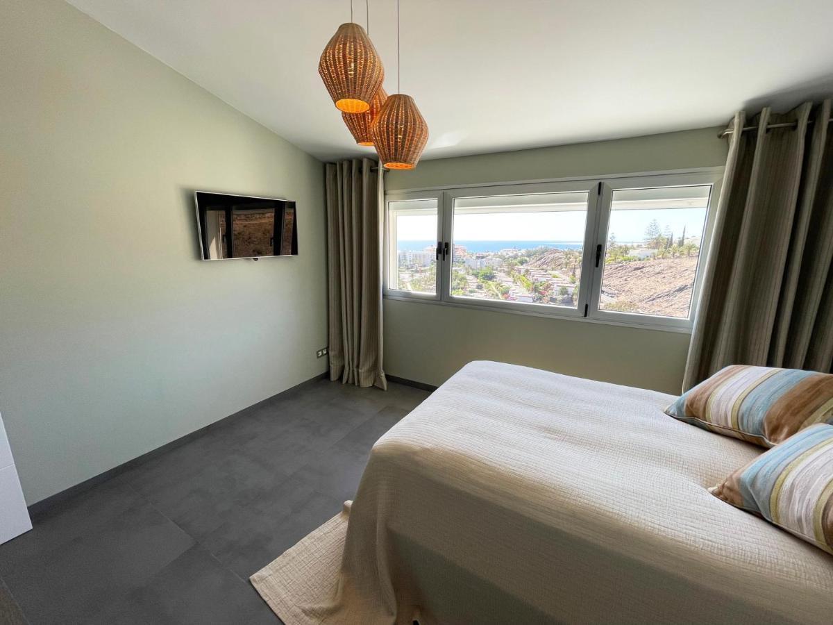 Luxury Villa Morelli With Seaview & Heated Pool Maspalomas  Esterno foto